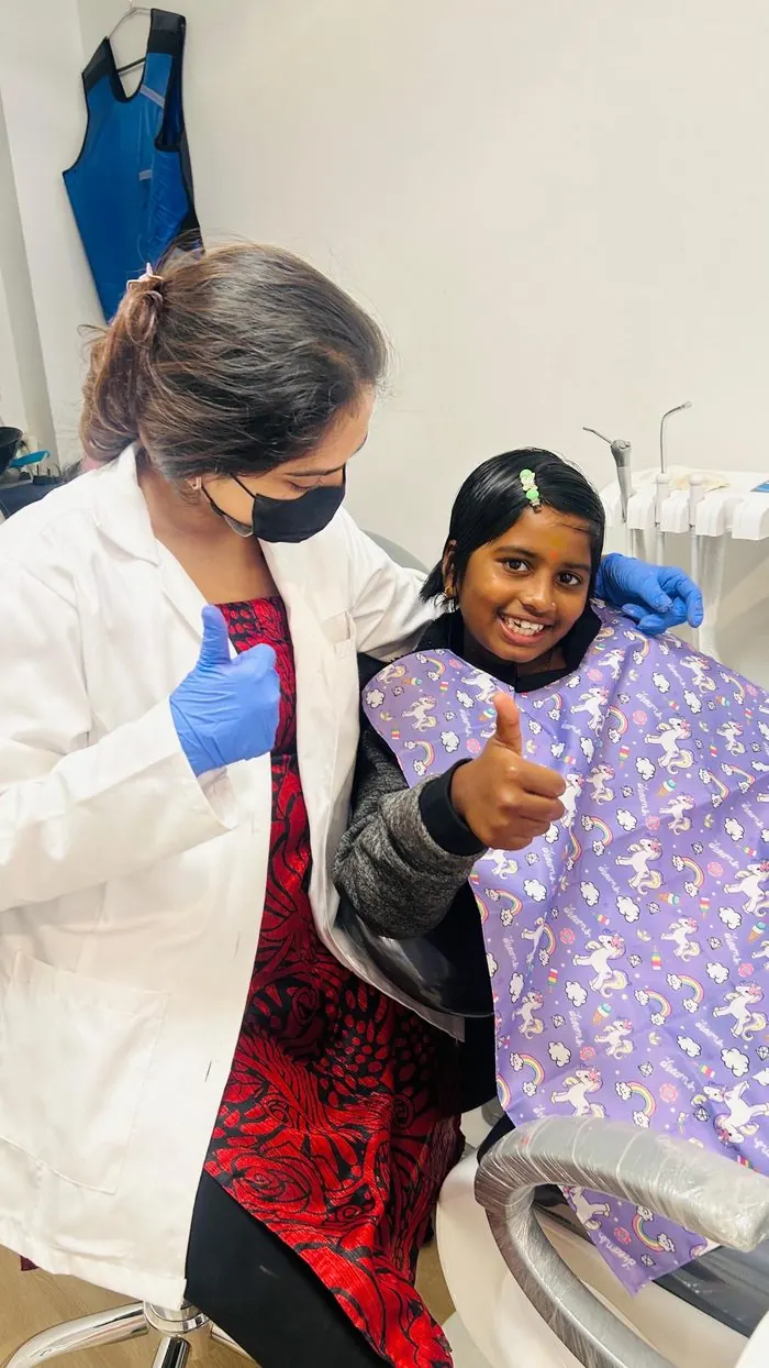 Young patient before a paediatric dental visit